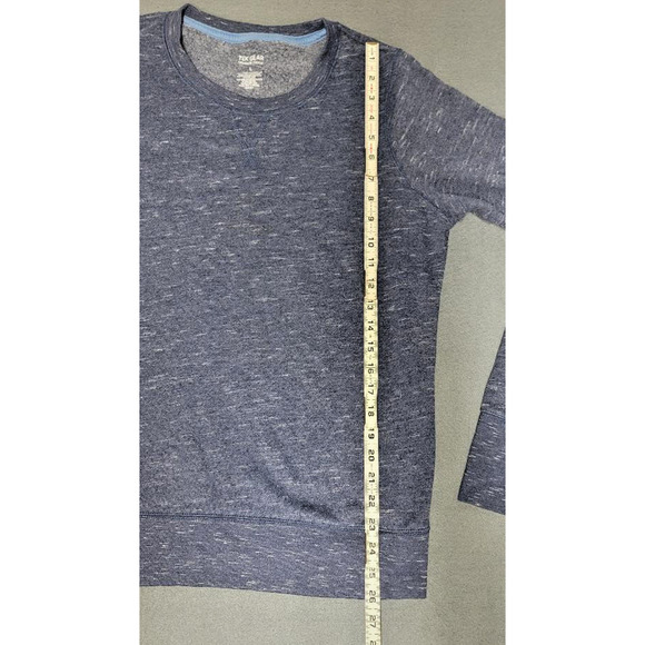 Tek Gear Women Size L Blue Ultrasoft Fleece‎ Scoop Neck Long Sleeve Pullover - Picture 6 of 7